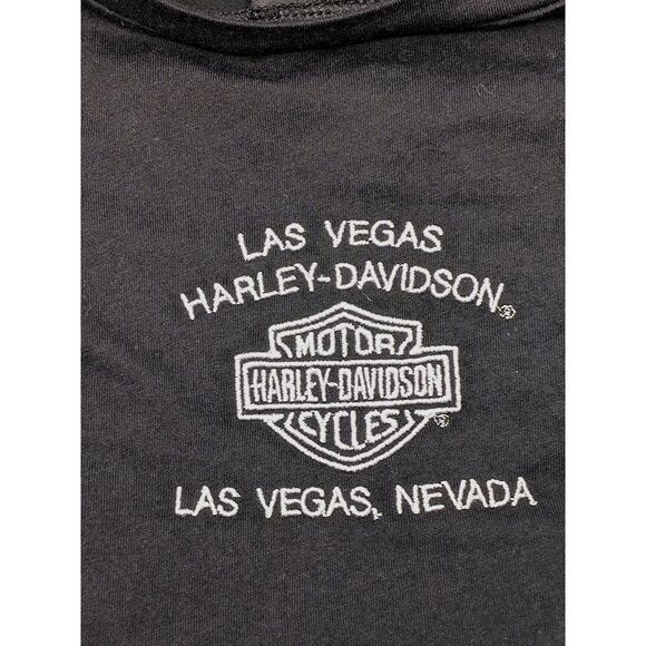 Harley-Davidson Women's Black and Pink Top - Picture 10 of 10
